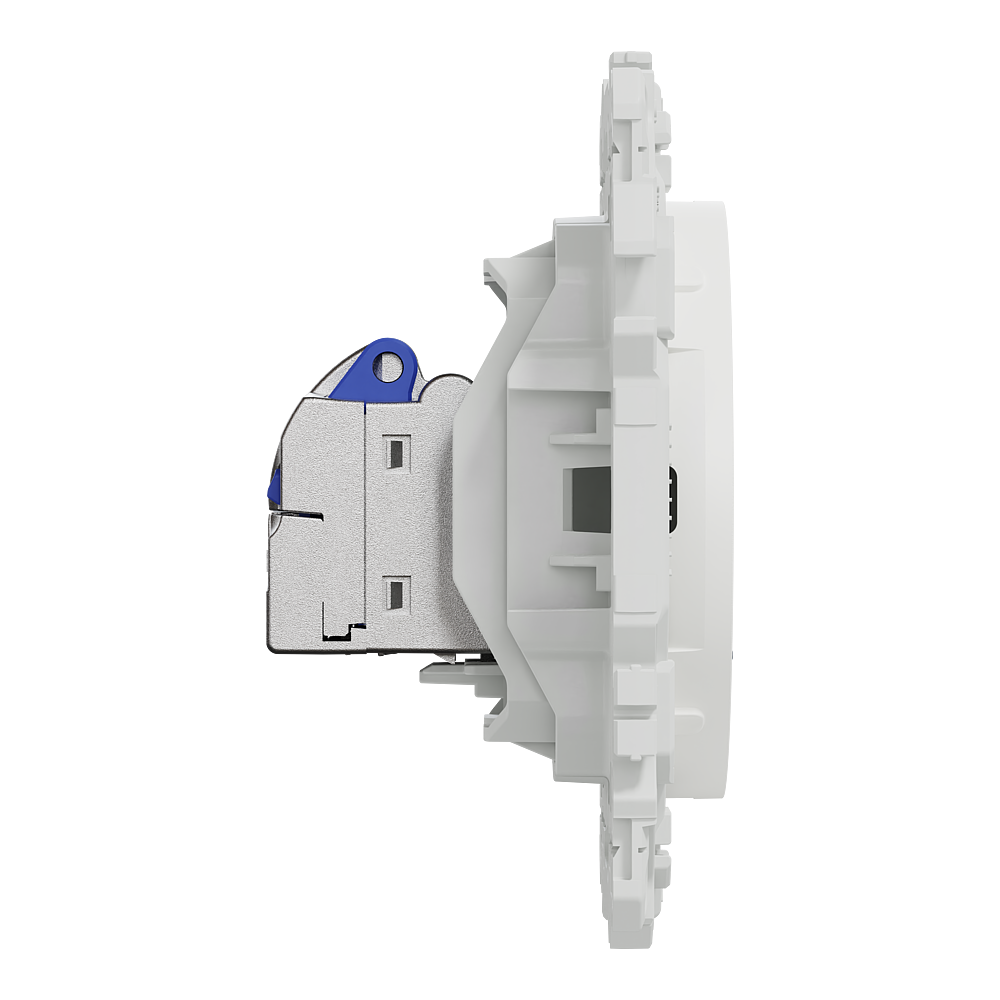 Odace prise RJ45 cat.6a STP blanc